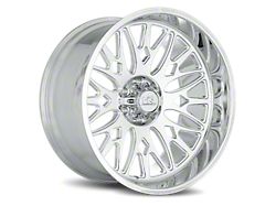 Hardrock Offroad Bomber Gloss Black Milled Wheel; 22x10; -25mm Offset (22-26 Jeep Grand Cherokee WL)