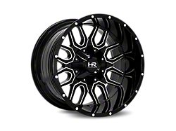 Hardrock Offroad Overdrive Gloss Black Milled Wheel; 20x9; 0mm Offset (22-26 Jeep Grand Cherokee WL)