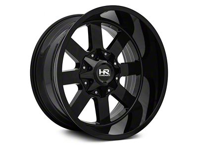 Hardrock Offroad Tank Gloss Black Wheel; 20x12; -44mm Offset (99-04 Jeep Grand Cherokee WJ)