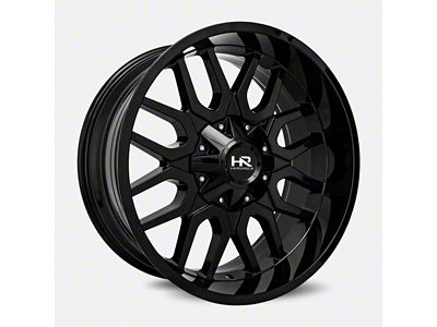 Hardrock Offroad Commander Gloss Black Wheel; 22x10; -19mm Offset (99-04 Jeep Grand Cherokee WJ)