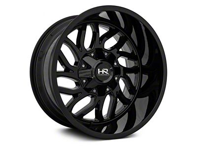 Hardrock Offroad Destroyer Gloss Black Wheel; 20x12; -51mm Offset (99-04 Jeep Grand Cherokee WJ)