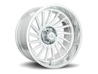 Hardrock Offroad Bomber Gloss Black Milled Wheel; 20x10; -19mm Offset (76-86 Jeep CJ7)
