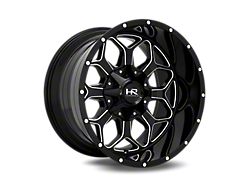 Hardrock Offroad Devastator Gloss Black Wheel; 20x10; -19mm Offset (18-26 Jeep Wrangler JL)