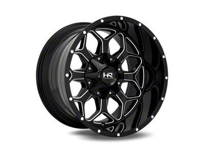 Hardrock Offroad Devastator Gloss Black Wheel; 20x12; -51mm Offset (76-86 Jeep CJ7)