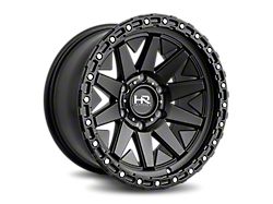 Hardrock Offroad H106 Matte Black Wheel; 17x9; -12mm Offset (18-26 Jeep Wrangler JL)