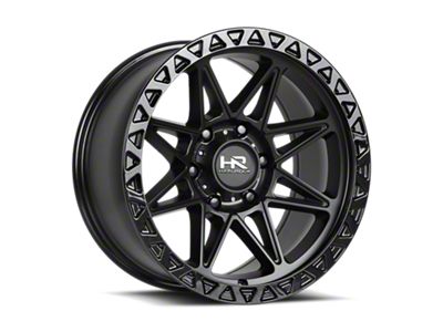 Hardrock Offroad H109 Matte Black Wheel; 17x9; -12mm Offset (18-26 Jeep Wrangler JL)