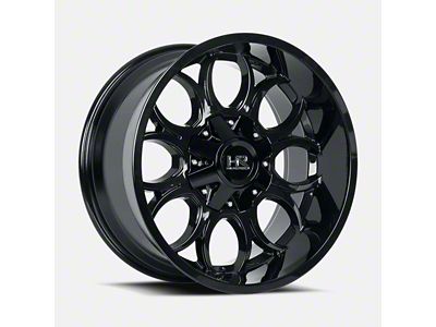 Hardrock Offroad Horseshoe Gloss Black Wheel; 20x12; -51mm Offset (76-86 Jeep CJ7)