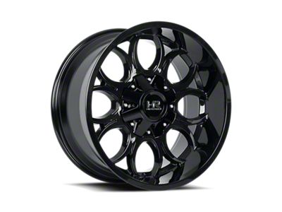 Hardrock Offroad Indestructible Gloss Black Wheel; 20x12; -51mm Offset (76-86 Jeep CJ7)