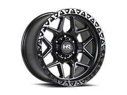 Hardrock Offroad H107 Matte Black Wheel; 17x9; -12mm Offset (07-18 Jeep Wrangler JK)