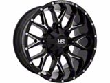 Hardrock Offroad Affliction Gloss Black Milled 6-Lug Wheel; 20x9; 0mm Offset (16-23 Tacoma)