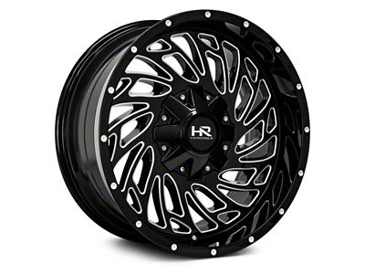 Hardrock Offroad Attack Gloss Black Milled 6-Lug Wheel; 20x12; -51mm Offset (16-23 Tacoma)