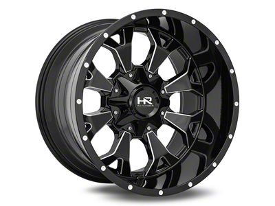 Hardrock Offroad Devastator Gloss Black Milled 6-Lug Wheel; 20x10; -19mm Offset (16-23 Tacoma)