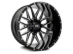 Hardrock Offroad Affliction Gloss Black Milled 6-Lug Wheel; 22x10; -19mm Offset (17-24 Titan)