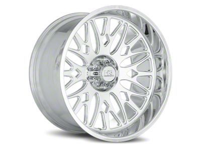 Hardrock Offroad Bomber Gloss Black Milled 6-Lug Wheel; 20x9; 20mm Offset (17-24 Titan)