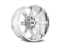 Hardrock Offroad Bones XPosed Gloss Black Milled 6-Lug Wheel; 24x14; -76mm Offset (17-24 Titan)