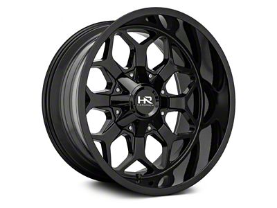 Hardrock Offroad Indestructible Gloss Black 6-Lug Wheel; 22x10; -25mm Offset (17-24 Titan)