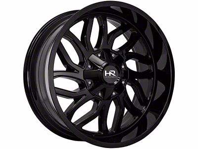 Hardrock Offroad Destroyer Gloss Black 6-Lug Wheel; 22x10; -25mm Offset (16-24 Titan XD)