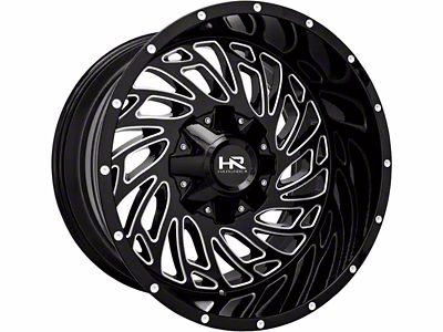 Hardrock Offroad Attack Gloss Black Milled 6-Lug Wheel; 20x10; -19mm Offset (22-25 Tundra)