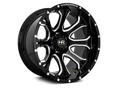 Hardrock Offroad Bloodshot Xposed Gloss Black 5-Lug Wheel; 20x12; -44mm Offset (14-21 Tundra)