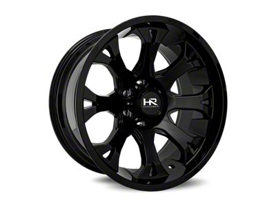 Hardrock Offroad BloodShot Xposed Gloss Black 6-Lug Wheel; 22x12; -44mm Offset (22-25 Tundra)