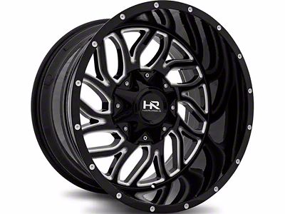 Hardrock Offroad Destroyer Gloss Black Milled 5-Lug Wheel; 20x10; -19mm Offset (14-21 Tundra)