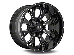 Hardrock Offroad Devastator Gloss Black Milled 6-Lug Wheel; 20x10; -19mm Offset (22-25 Tundra)