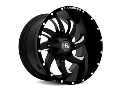 Hardrock Offroad Devious Satin Black Milled 6-Lug Wheel; 20x12; -44mm Offset (22-25 Tundra)