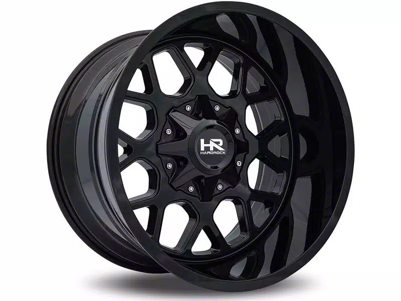 Hardrock Offroad Tundra Gunner Gloss Black 5-Lug Wheel; 20x9