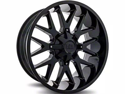Hardrock Offroad H700 Gloss Black 5-Lug Wheel; 20x9; 0mm Offset (14-21 Tundra)