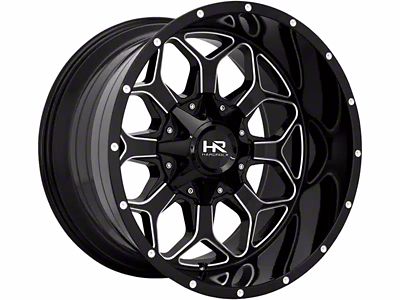 Hardrock Offroad Indestructible Gloss Black Milled 5-Lug Wheel; 20x10; -19mm Offset (14-21 Tundra)