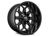 Hardrock Offroad Indestructible Gloss Black 6-Lug Wheel; 22x10; -25mm Offset (22-25 Tundra)