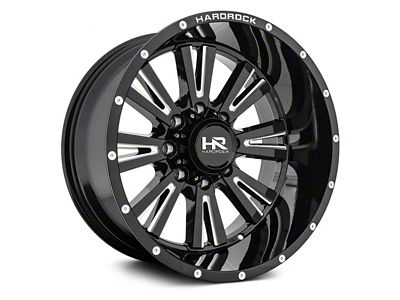Hardrock Offroad Spine Xposed Gloss Black 5-Lug Wheel; 20x12; -44mm Offset (14-21 Tundra)