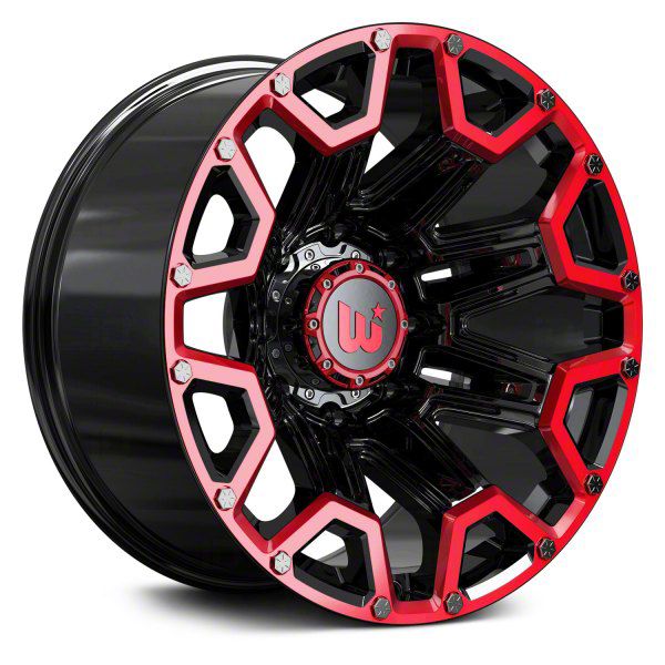 Hartes Metal Jeep Wrangler Blaze Gloss Black Machined with