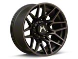 Hartes Metal Crossbow Gloss Black Machined with Satin Dark Tint 6-Lug Wheel; 20x9; 0mm Offset (17-24 Titan)