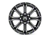 Hartes Metal Strike Gloss Black Milled 6-Lug Wheel; 20x10; -18mm Offset (17-24 Titan)