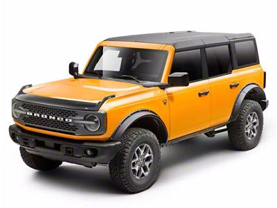Havoc Offroad EVOC Fender Flares; Textured Matte Black (21-25 Bronco 4-Door, Excluding Raptor)