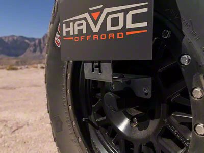 Havoc Offroad Rear License Plate Relocation Bracket (21-25 Bronco)