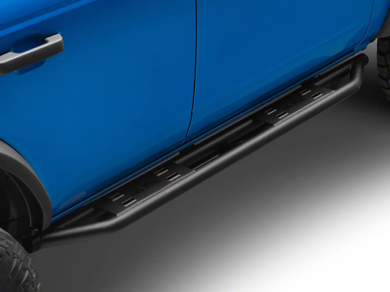 Havoc Offroad Bronco TrailCrawler Side Step Bars; Black HFB