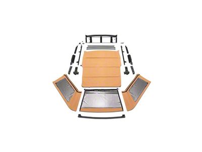 Havoc Offroad Voyager Fastback Soft Top; Tan (21-25 Bronco 2-Door)