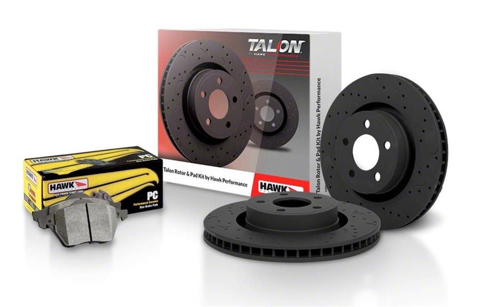 Hawk Performance HTC4278 2009 - 2019 FORD LINCOLN MERCURY TALON CROSS-DRILLED & SLOTTED ROTORS main image 0