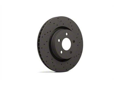 Hawk Performance Talon Cross-Drilled and Slotted 6-Lug Rotors; Front Pair (05-25 V6 Frontier)