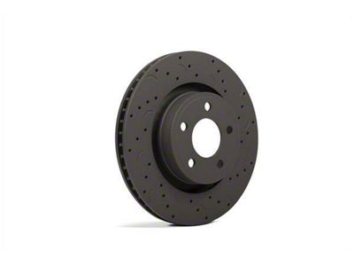 Hawk Performance Talon Cross-Drilled and Slotted 6-Lug Rotors; Rear Pair (05-25 Frontier)
