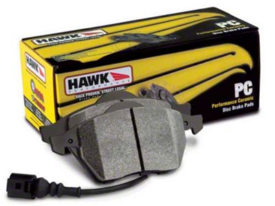 Hawk Performance Ceramic Brake Pads; Rear Pair (06-13 Jeep Grand Cherokee WK & WK2 SRT8; 14-19 Jeep Grand Cherokee WK2 SRT, Trackhawk)