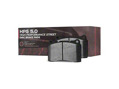 Hawk Performance HPS 5.0 Brake Pads; Front Pair (18-20 Jeep Grand Cherokee WK2 Trackhawk)