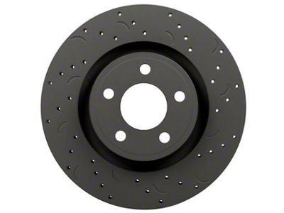 Hawk Performance Talon Cross-Drilled and Slotted Rotors; Front Pair (18-25 Jeep Wrangler JL w/ Heavy Duty Brakes)
