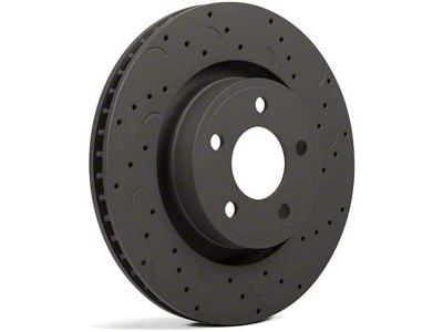 Hawk Performance Talon Cross-Drilled and Slotted Rotors; Front Pair (18-25 Jeep Wrangler JL w/ 328mm Solid Rear Rotors)