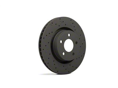 Hawk Performance Talon Cross-Drilled and Slotted 5-Lug Rotors; Front Pair (07-21 Tundra)
