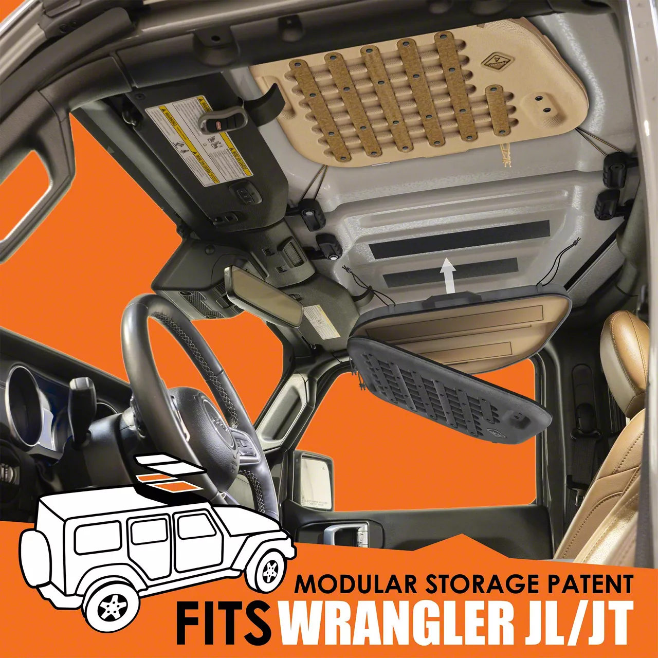 Coverking Jeep Wrangler Hard Top TopLiner; Black HFYCT9 (18-26