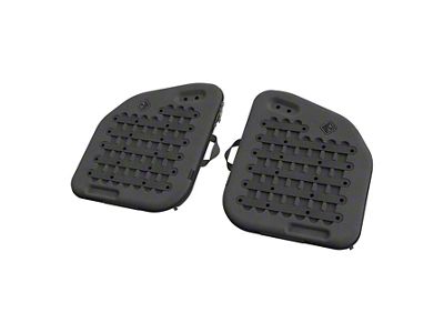 Hazard 4 Molded Storage Headliners; Black (18-25 Jeep Wrangler JL)