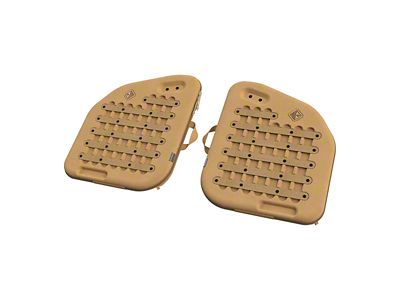 Hazard 4 Molded Storage Headliners; Coyote (18-25 Jeep Wrangler JL)